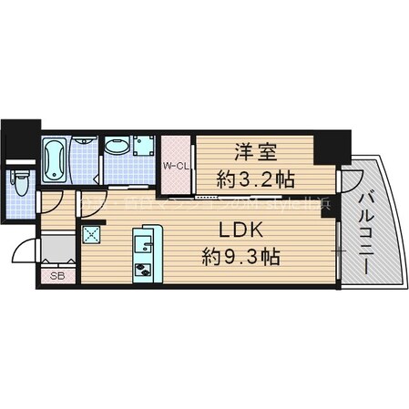 セレニテ堺筋本町リアンの物件間取画像